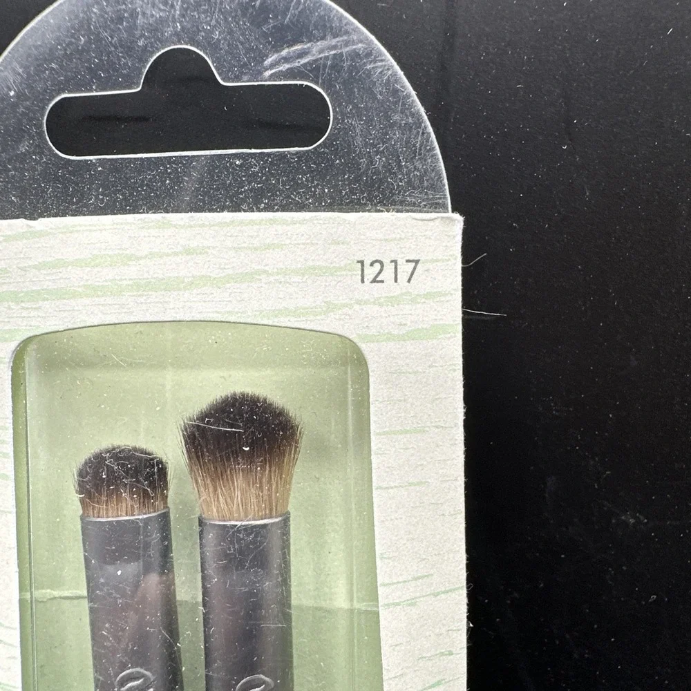 Ecotools 2-Pc. Double Ended Eye Makeup Brush‎ Set 1217 Vegan New